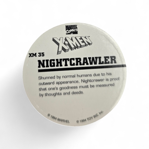 Vintage 1994 Marvel Comics - Nightcrawler SlamCo - X-Men - Series 1 Collectible - Picture 2 of 2